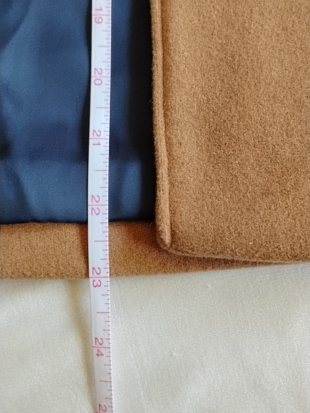 NWOT Scotch & Soda Wool Blend Moto Bomber Jacket S Camel Leather Trim - Picture 11 of 12